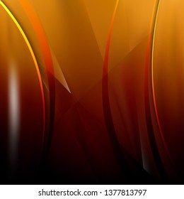 Abstract Orange and Black Graphic Background