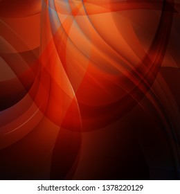 Abstract Orange and Black Graphic Background