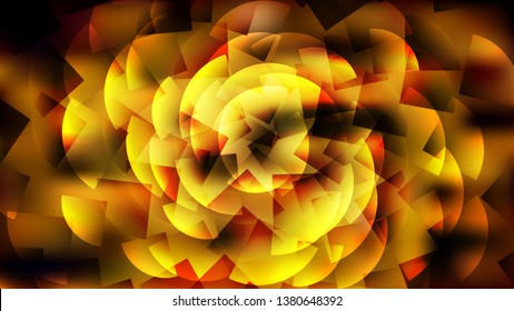 Abstract Orange and Black Graphic Background