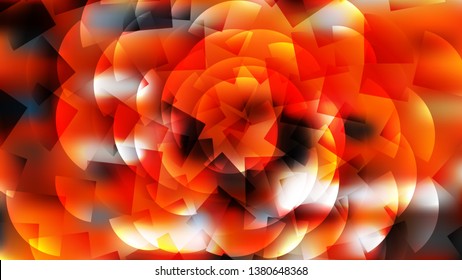 Abstract Orange Black and White Background