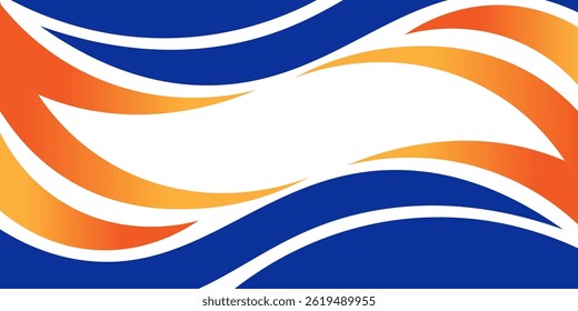 Abstractas fondo de Anuncio naranja y azul. Plantilla de fondo de patrón de Anuncio de Diseño gráfico con Formas de curva dinámica. Traje para el negocio, cubierta, cabecera, Fondo de pantalla, corporativo, Sitio web, volante