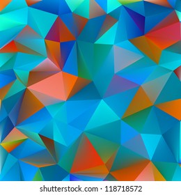 Abstract orange and blue. EPS 8 vector file included