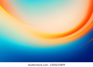 Resumen de fondo geométrico naranja y azul. Composición dinámica de formas. Ilustración vectorial.