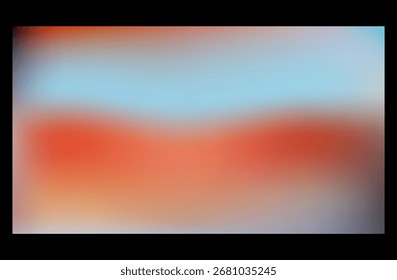 
Fondo azul anaranjado Abstractas del gradiente del horizonte con efecto suave del desenfoque para el diseño artístico