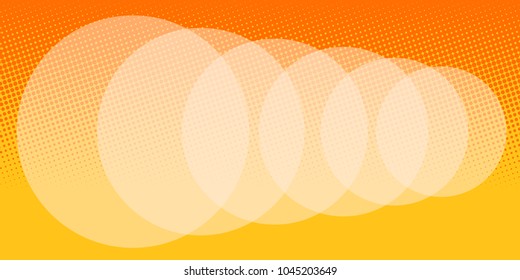 abstract orange blur background. Pop art retro vector illustration comic cartoon vintage kitsch drawing