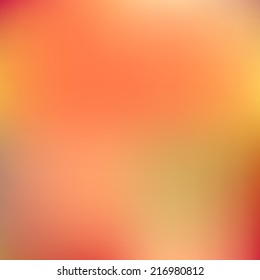 Abstract orange blur color gradient background for web, presentations and prints. Vector illustration.