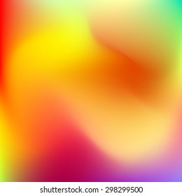 Abstract orange blur color gradient mesh background for web, presentations and prints. Vector illustration.
