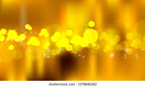 Abstract Orange Blur Lights Background