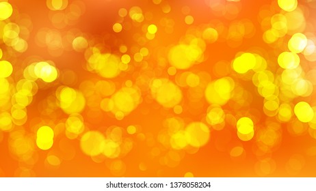 Abstract Orange Blur Lights Background
