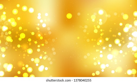 Abstract Orange Blurred Lights Background