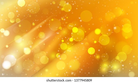 Abstract Orange Bokeh Defocused Lights Background Vector