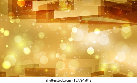 Abstract Orange Bokeh Lights Background Design