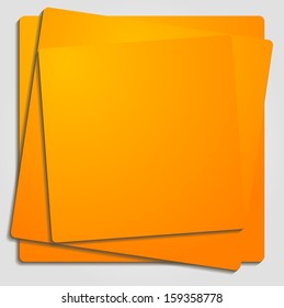 Abstract orange bright vector background