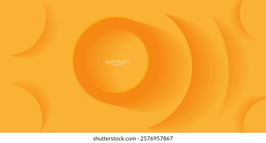 Abstract orange with circle background. Modern background. vector.