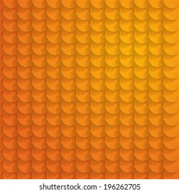 Abstract orange circle background - vector illustration