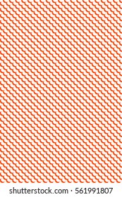 Abstract orange circles background in simple style. Vector seamless pattern with geometric figures. Hipster filling The color image. The composition of scales. Multipurpose background. Beautiful print