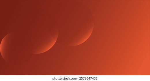 abstract orange circular background. Dynamic sound wave. Design element. Vector illustration