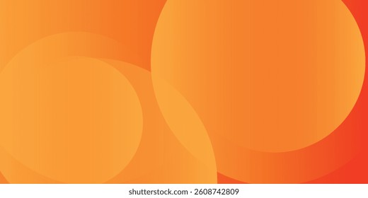 abstract orange circular background. Dynamic sound wave. Design element. Vector illustration