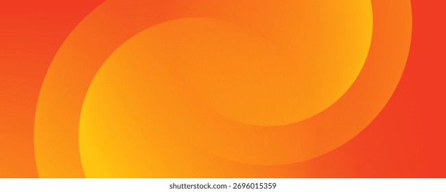 abstract orange circular background. Dynamic sound wave. Design element. Vector illustration
