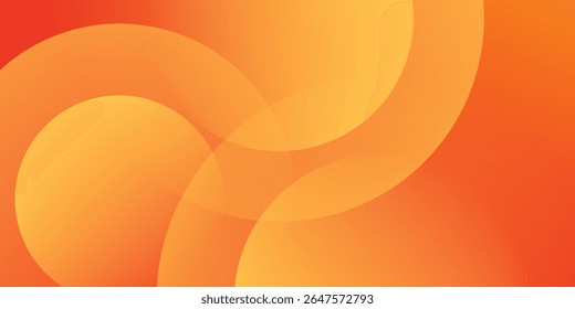 abstract orange circular background eps10