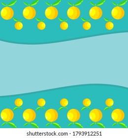 Abstract Orange Citrus Fruit Pattern Background
