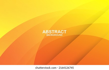 Abstract orange color background. Dynamic shapes composition. Vector illustration