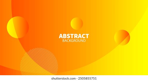 Abstract orange color background. Dynamic shapes composition