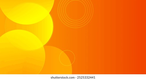 Abstract orange color background. Dynamic shapes composition. Orange gradient background with geometric shapes.