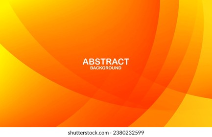 Abstract orange color background. Fluid shapes composition. Eps10 vector