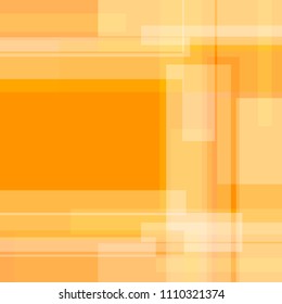 Abstract orange color background with lowpoly design