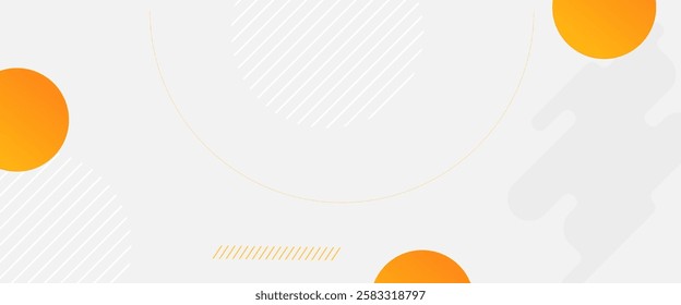 Abstract orange color banner background.