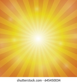 abstract orange color burst background.