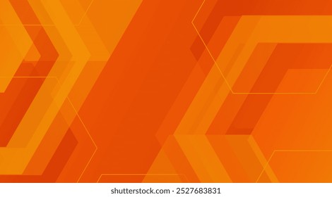 Abstract orange color combination geometric background. Dynamic shape composition. Cool background design for banners and posters