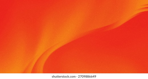 Fundo de gradiente de cor laranja abstrato com uma textura granulada. Plano de fundo macio, simples, minimalista, vintage, plano, borrado para design, impressão, apresentação ou embalagem.