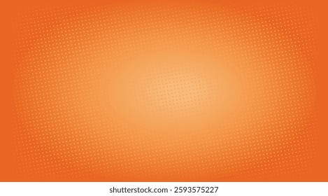 Abstract orange Color gradient dotted Background For social media post design, comic book, wallpaper