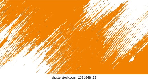 Abstract orange color grunge background