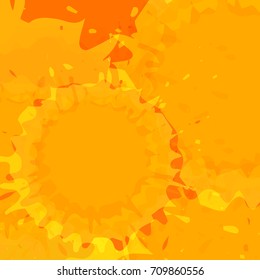 Abstract Orange color grunge splashes background. vector illustration