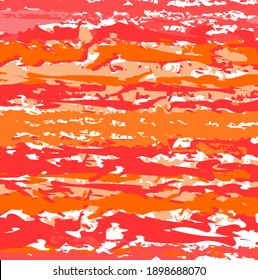 Abstract orange color paint brush and strokes, grunge texture background. colorful orange  painting for your design.  Hand Drawn textures. Wallpape for web, card, poster, cover, invitation, brochure