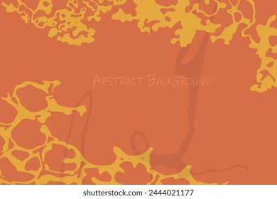 Fondo de Vector de color naranja Abstractas. El fondo está destinado a evocar un sentido de creatividad e imaginación