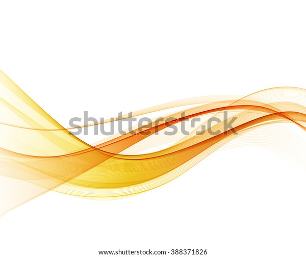 Abstract Orange Color Wave Design Element Stock Vector Royalty Free 388371826 Shutterstock 5479