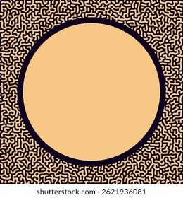 ABSTRATO LARANJA LINHAS COLORIDAS TURING PADRÃO ÁSPERO DESIGN REAÇÃO DIFUSÃO FUNDO ESCURO VETOR BOM PARA PAPEL DE PAREDE, TAMPA, CARTAZ 