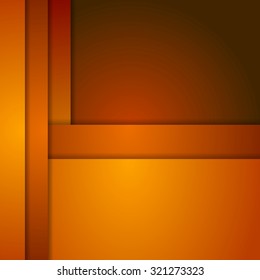 Abstract orange corporate background. Vector design