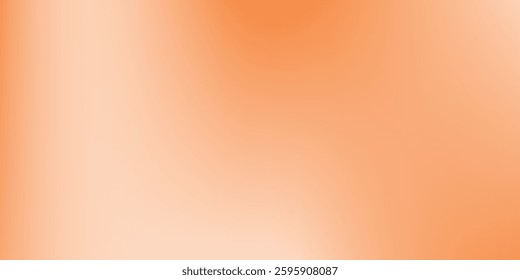 Abstract orange and cream gradation color artwork. Blurred minimal orange gradient. Perfect for autumn art modern