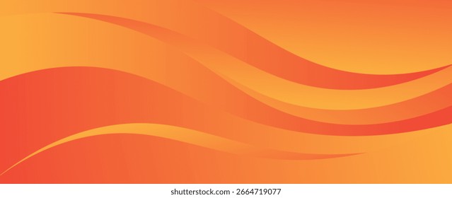 Fundo de curva laranja abstrato. Pode ser usado capas, banners, papéis de parede, folhetos, brochuras, livros, mídia de impressão, cartões, fundos da web.