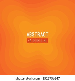 Abstract orange curve background design vector