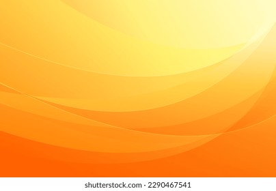 Abstract orange curve background. Vector illustration.