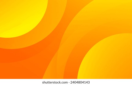 Abstract orange curve background. Vector illustration