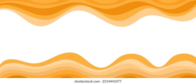 Abstract orange curve gradient background. Modern and Creative Trend design in vector illustration eps10