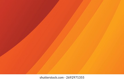 plano de fundo do gradiente da curva laranja abstrata