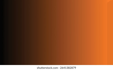 Abstract orange and dark brown gradient with a golden for banner, papper and poster.